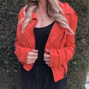 Free People biker jacket